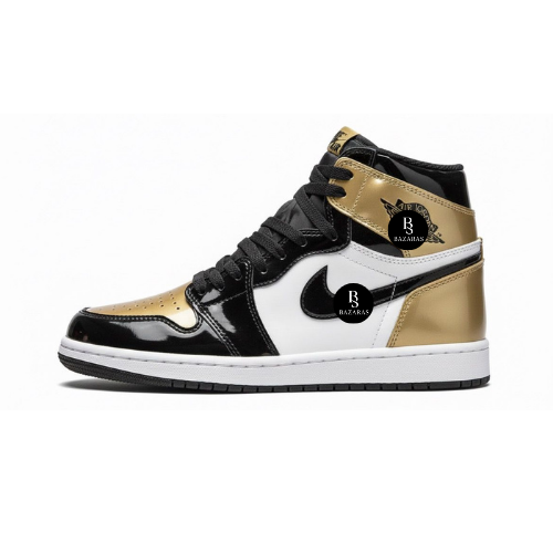 Sneaker Retro 1 High Og Gold Toe