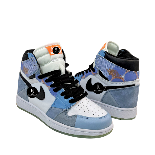 Sneaker Retro 1  Spiderverse Blue