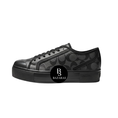 Sneaker Coach Low Top en color negro