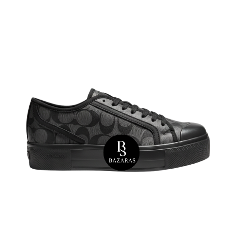 Sneaker Coach Low Top en color negro